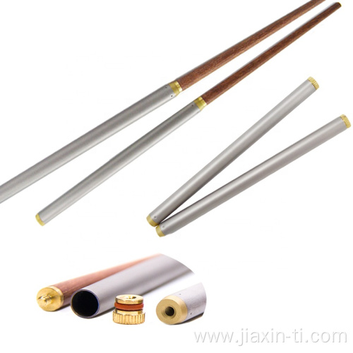 Chopsticks Titanium Folding Chopsticks with Wood Hollow